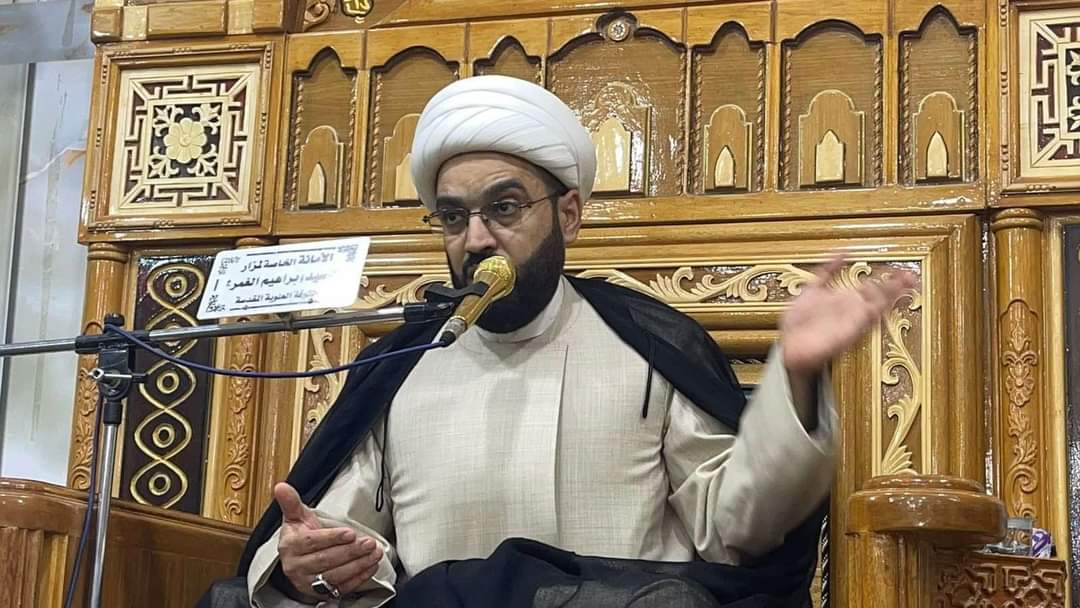 أمانةُ مزار السيد إبراهيم الغمر (رضوان الله تعالى عليه) تُقيم مَحفلاً بذكرىٰ تتويج الإمام الحجة المُنتظر (عجلَ الله تعالىٰ فرجَه الشريف)