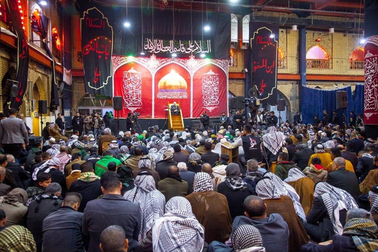 الأمانةُ الخاصّة لمزارِ القاسم بن الإمام الكاظم (عليه السَّلام) تُحيي ذكرىٰ شهادته الأليمة