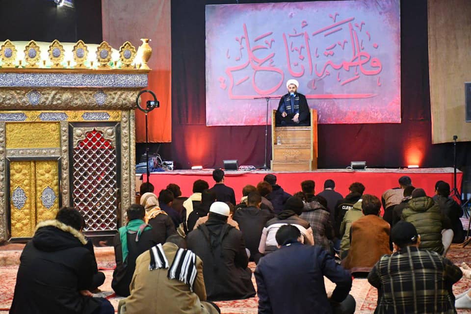 أمانة مزار السفير الثالث الحسين بن روح النوبختي (رضوان الله تعالى عليه) تُحيي شَهادة السَّيدة الزهرَاء (عليها السَّلام)