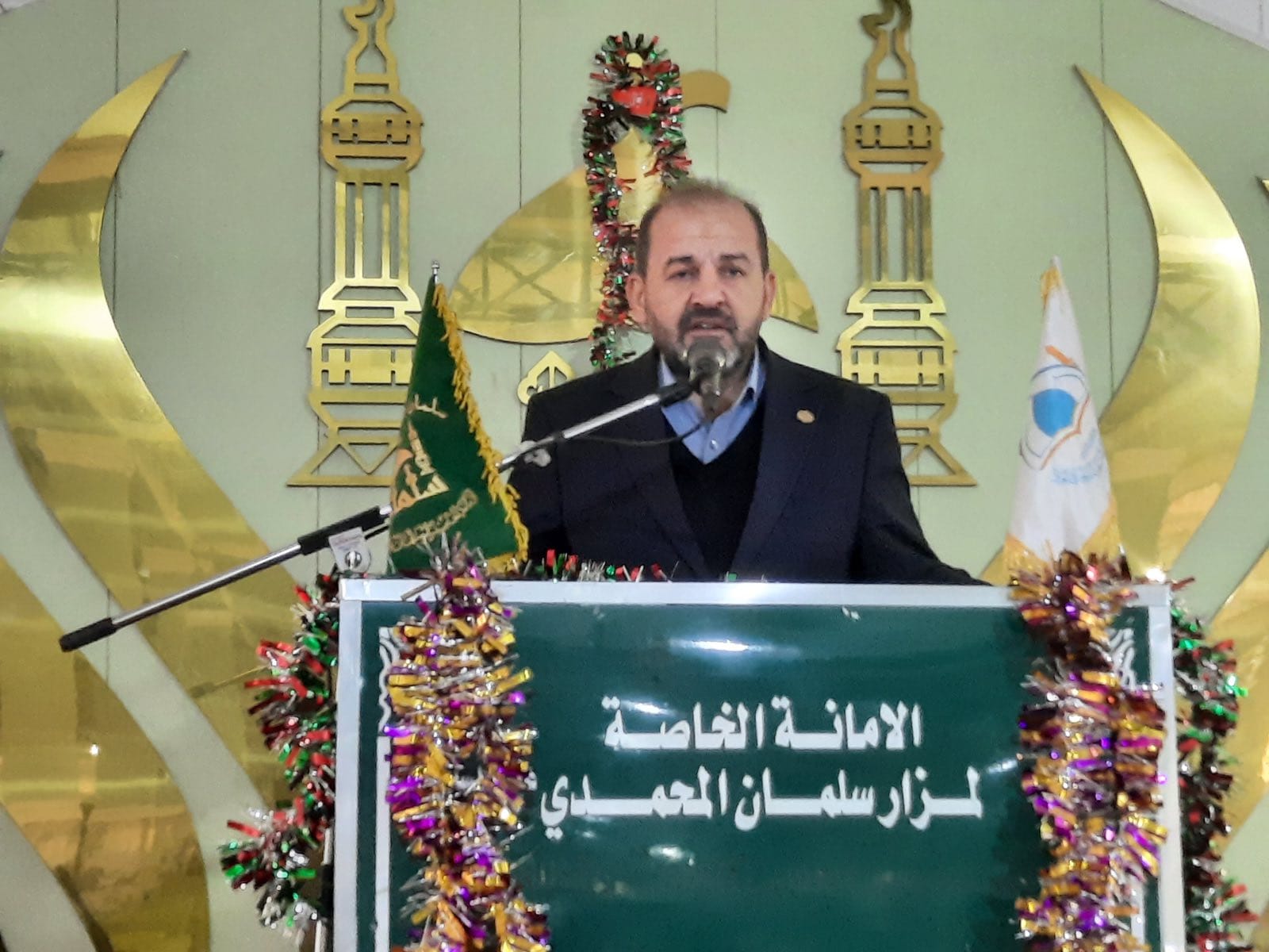 الأمانةُ الخاصّة لمزارِ سَلمان المُحمديّ (رضوان الله تعالى عليه) تُقيم محفلاً دينياً بذكرىٰ ولادة سيدة نساء العالمين (عليها السَّلام)