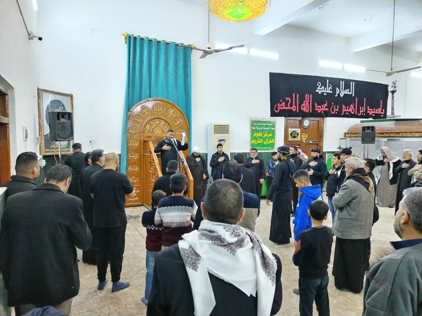 الأمانةُ الخاصّة لمزارِ السيد إبراهيم المحض (رضوان الله تعالى عليه) تُقيم مجلسَ العزاءِ السنوي بشهادة الإمام الكاظم (عليه السَّلام)