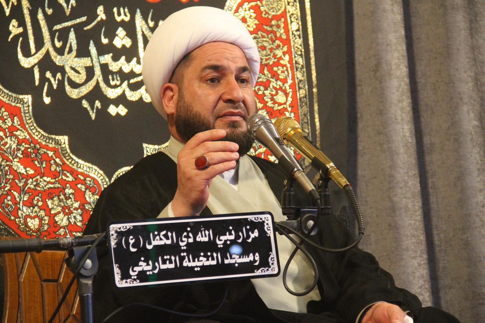 أمانة مزار نبي الله ذي الكفل (عليه السَّلام) تُحيي ليالي الشهر الفضيل بإقامةِ مُحاضرات دينية