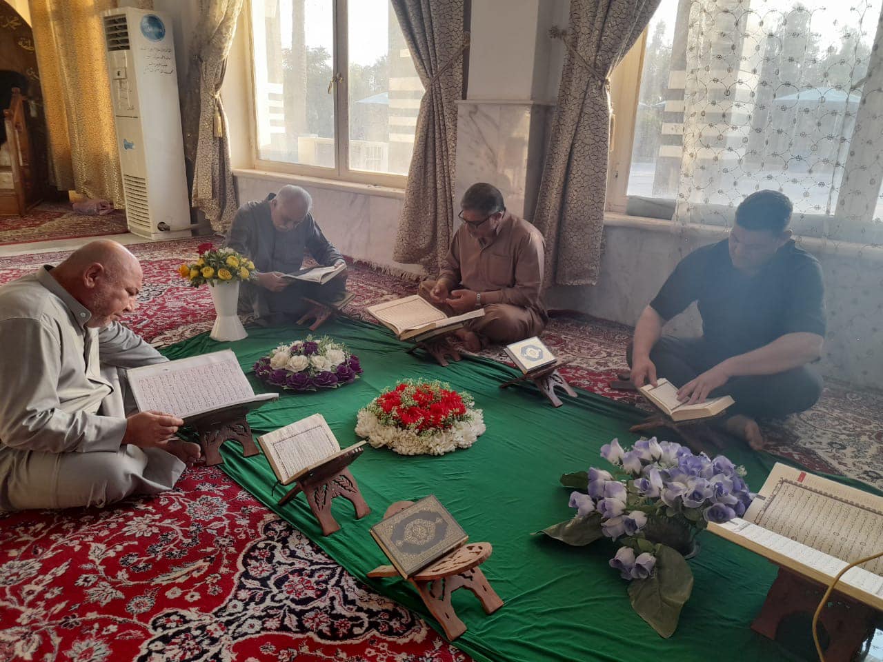 أمانة مزار السيد محمد بن علي بن الإمام موسى بن جعفر (عليه السَّلام) تواصل ختمتها القُرآنية المُرتلة