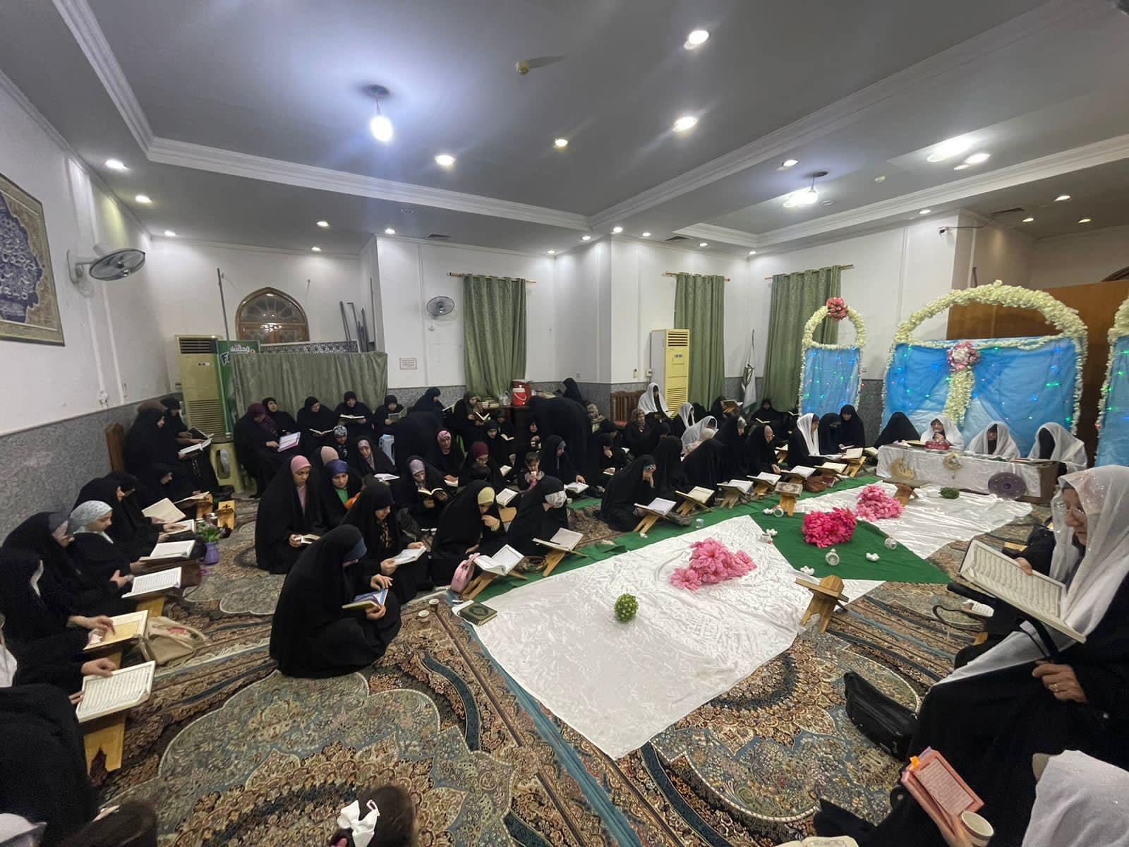 أمانة مزار السيد إبراهيم الغمر (رضوان الله تعالى عليه) تستمر بالختمة القُرآنية الرمضانية النسوية