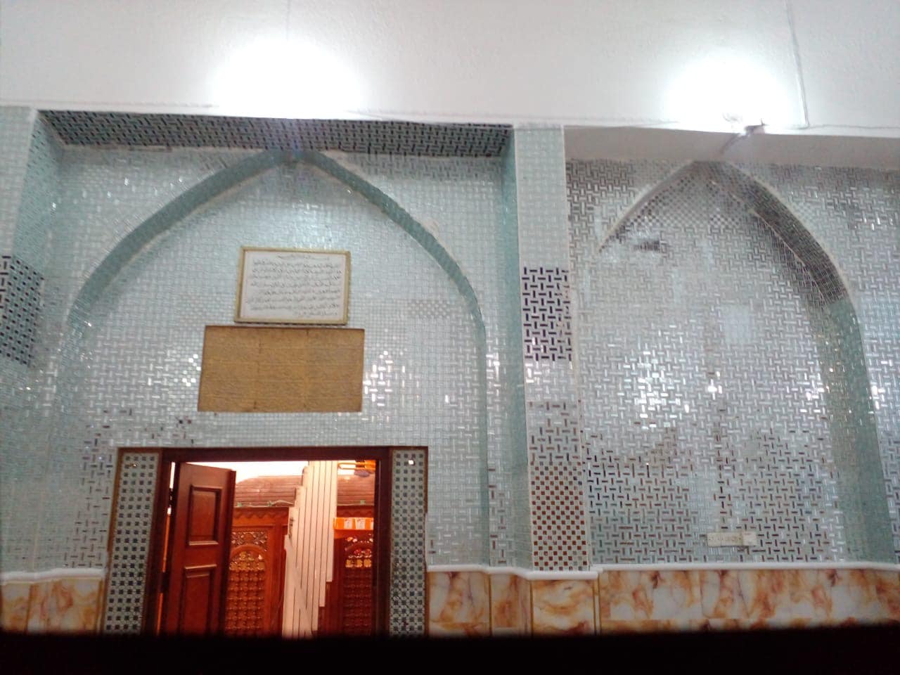 حـرم مزار السيد محمد بـن الحسن المثنى (رضـوان الله تعالى عليـه) يبصر النور بعد إكمال أعمال التزجيج