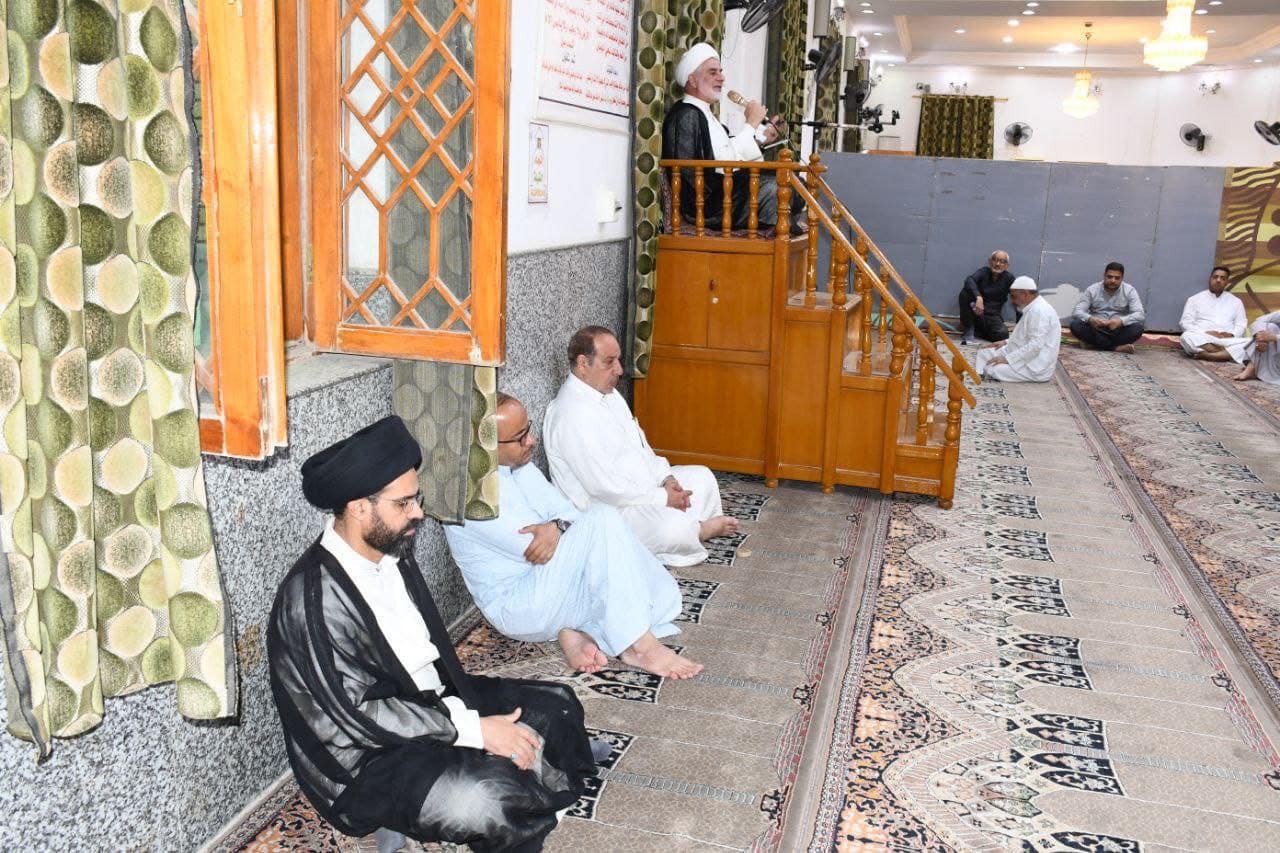 أمانة مزار السيد إبراهيم الغمر (رضوان الله تعالى عليه) تُقيم مجلسَ الوعظ والإرشاد