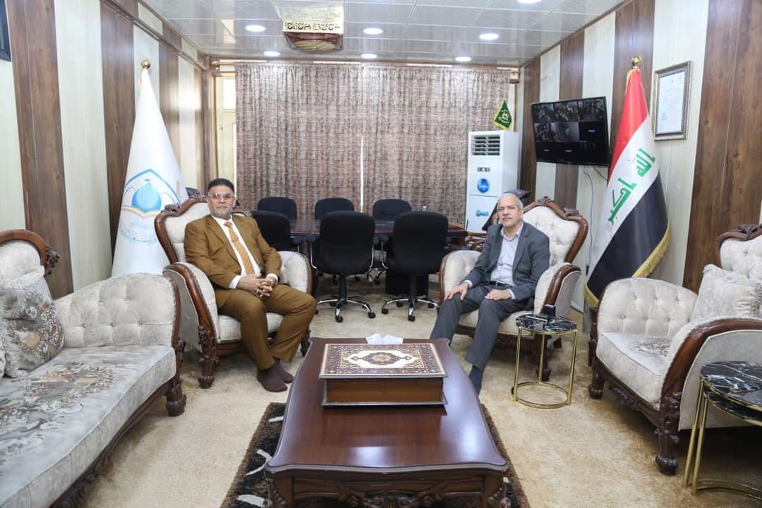نائب الأمين العام للمزاراتِ يبحث مع نائب رئيس مؤسسة السجناء السياسيين توطيد أواصر التعاون بين الجانبين