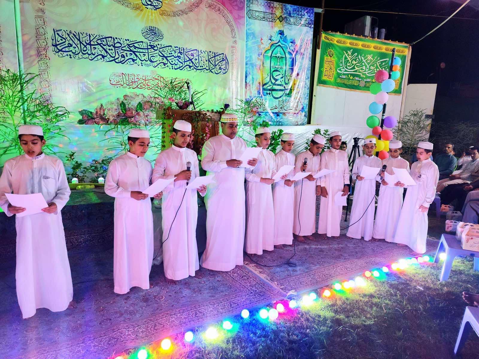 إقامة مهرجان عيد الولاية في مزارِ القاسم بن الإمام الكاظم (عليه السَّلام)