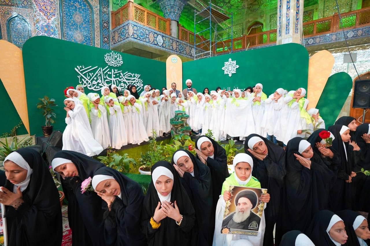 الأمانةُ الخاصّة لمزارِ شريفة بنت الإمام الحسن المُجتبى (عليه السَّلام) تُقيم حفل سن التكليف الشرعي