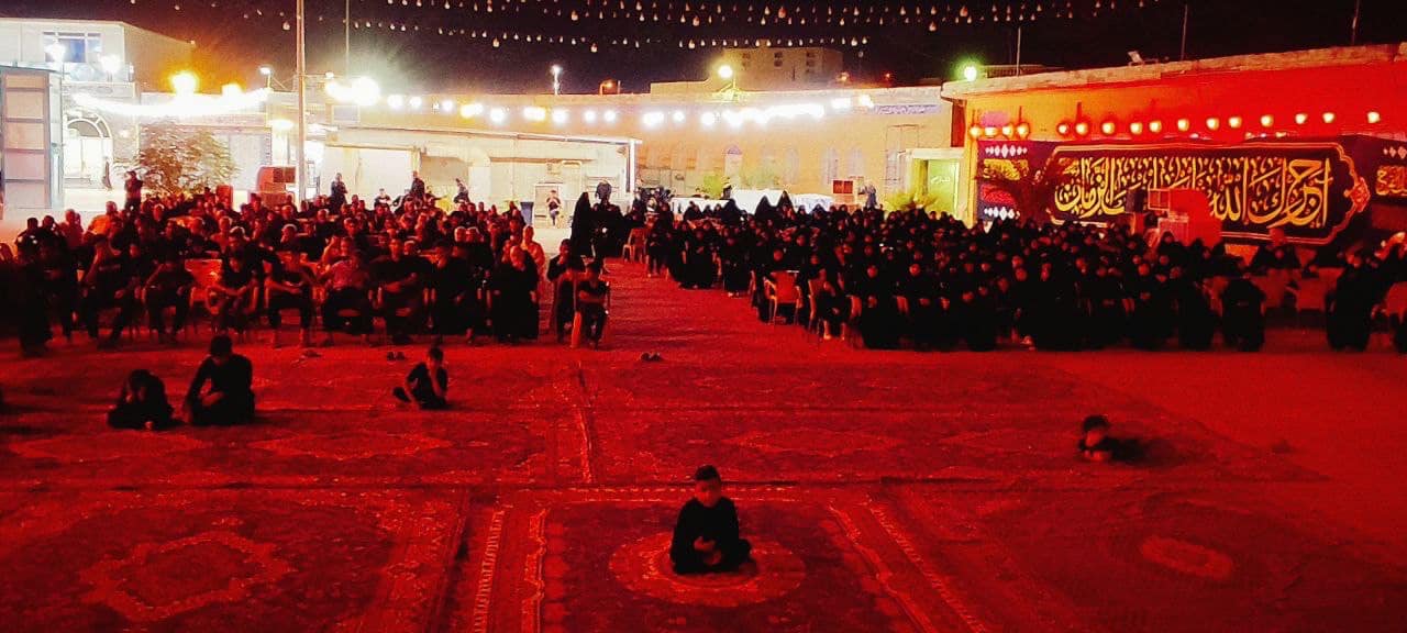 مجالس العزاء الحُسينية مُستمرة في مزارِ كُميل بن زياد (رضوان الله تعالى عليه)