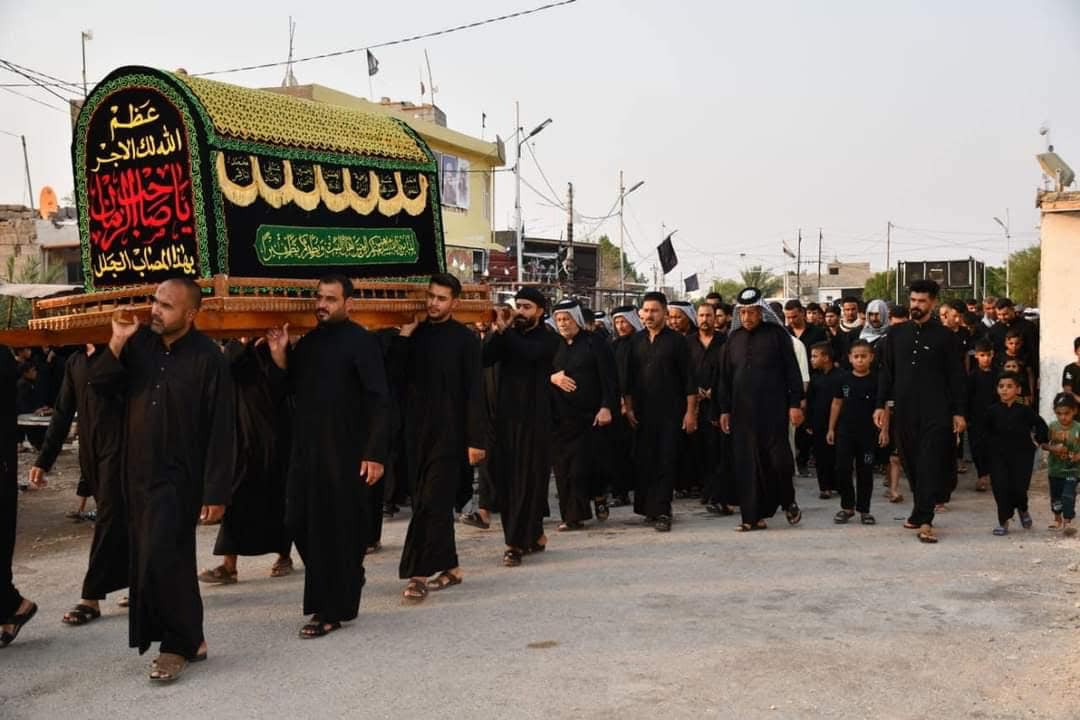 تشييع رمزي في ذكرىٰ استشهاد السيد أحمد بن جعفر الطيار بن ابي طالب المُلقب بـ (كرز الدين) (رضوان الله تعالى عليه)