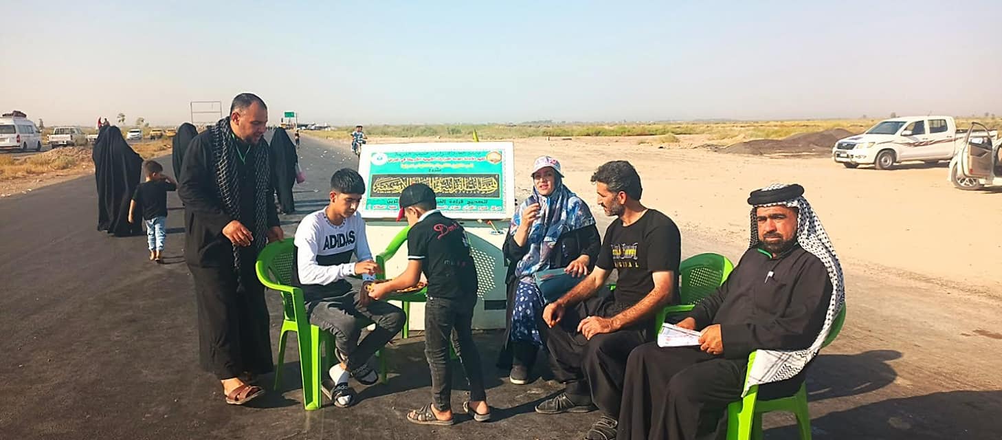 الأمانةُ الخاصّة لمـزارِ السيـد محمد الصابر (رضوان الله تعالى عليه) تفتتح المحطة القُرآنية على طريق الزائرين