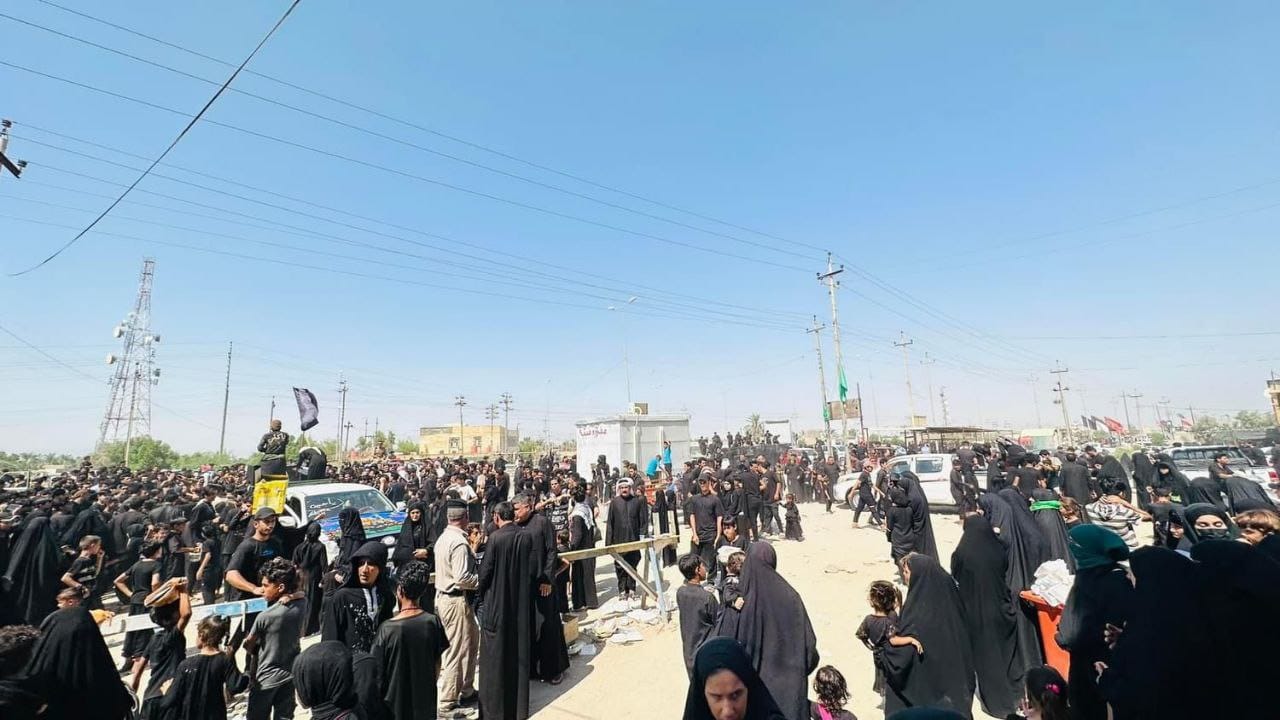 من جنوب العراق إلى شماله … المزارات الشريفة تستقبل الزائرين المُتوجهين إلى قبلة الأحرار كربلاء المُقدّسة