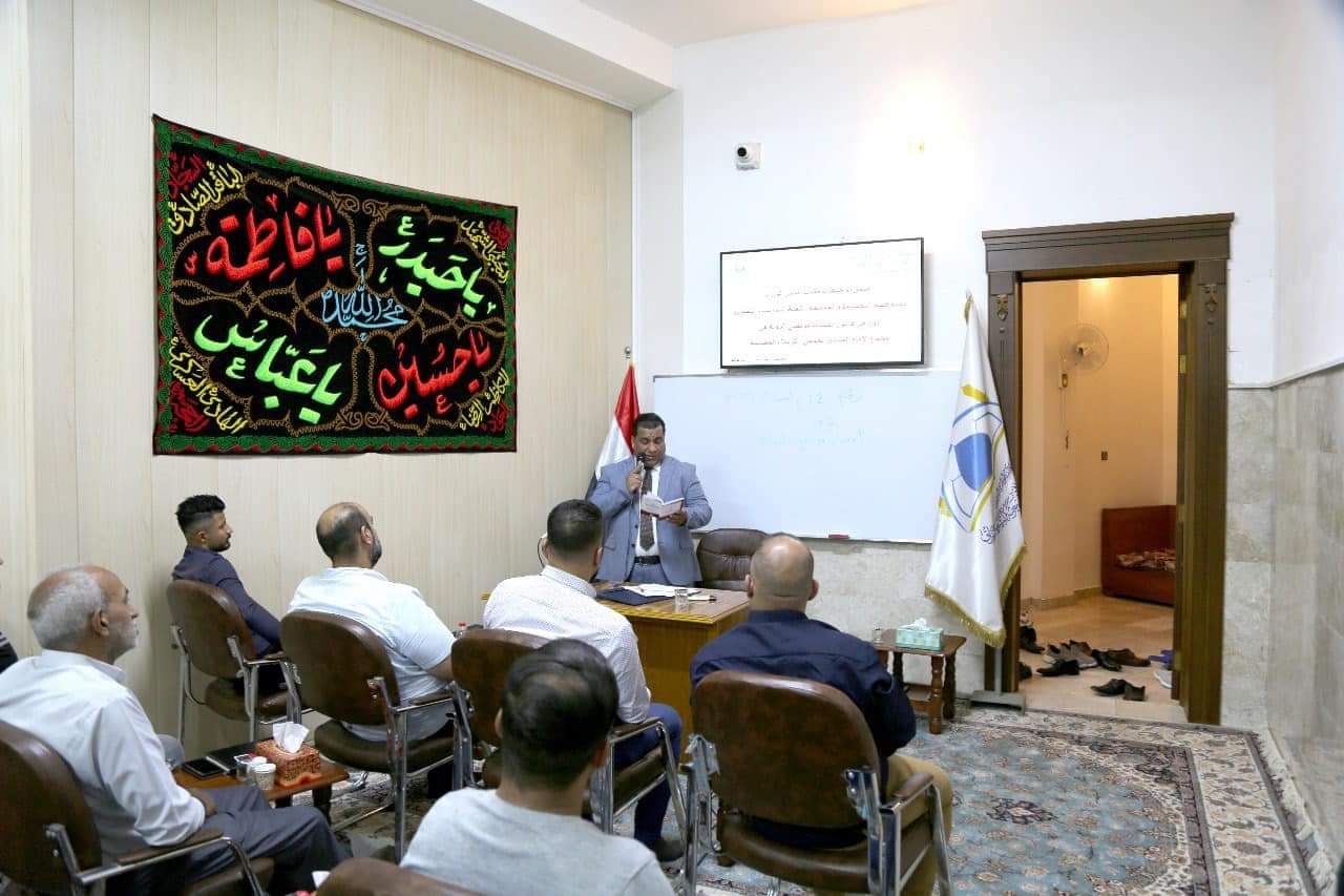 قسم التخطيط والمُتابعة يُقيم دورة في إنضباط موظفي الدولة المُثبتين على الملاك الدائم