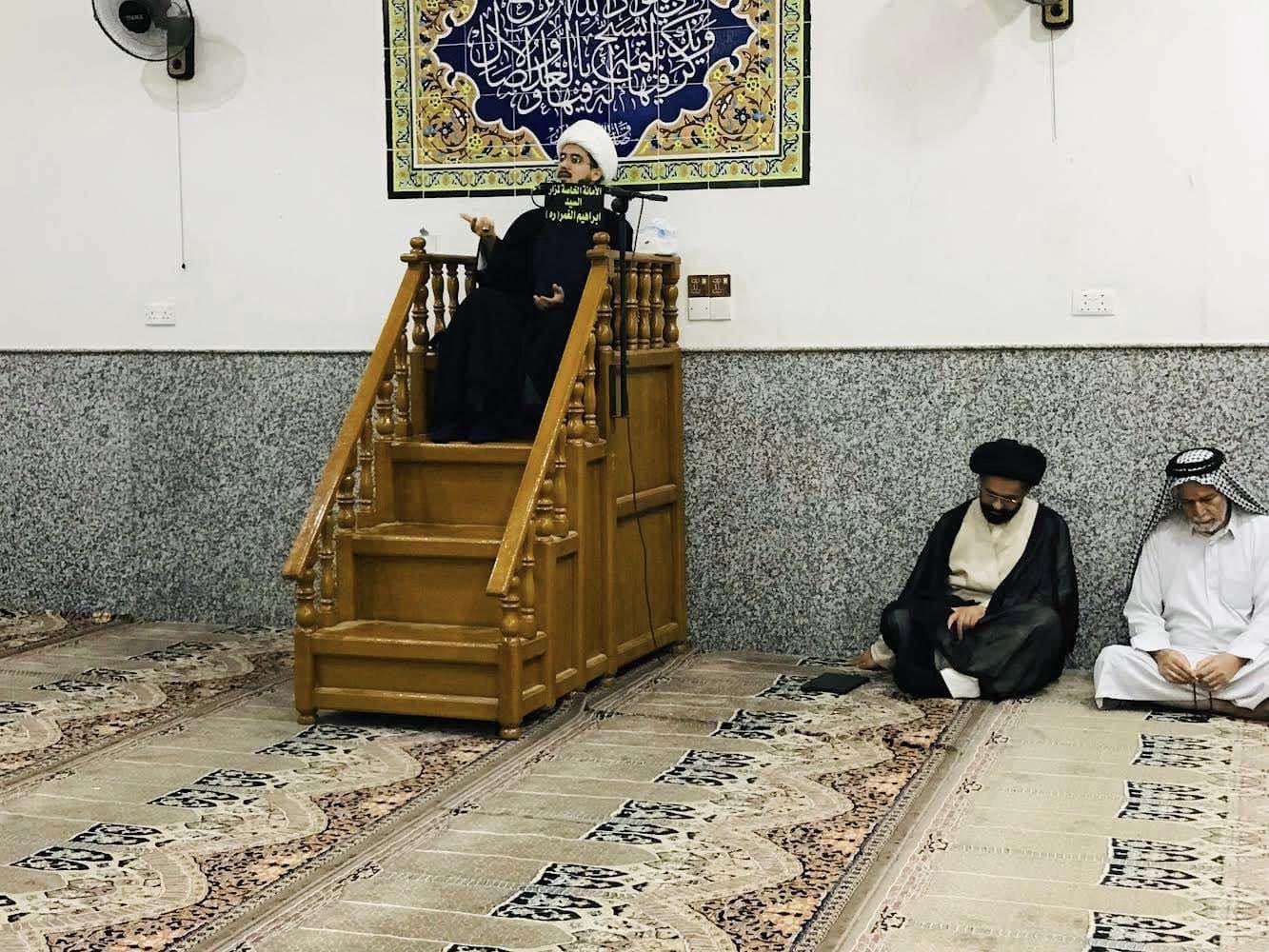 مجلس للوعظ والإرشاد الأسبوعي تُقيمه أمانة مزار السيد إبراهيم الغمر (رضوان الله تعالى عليه)