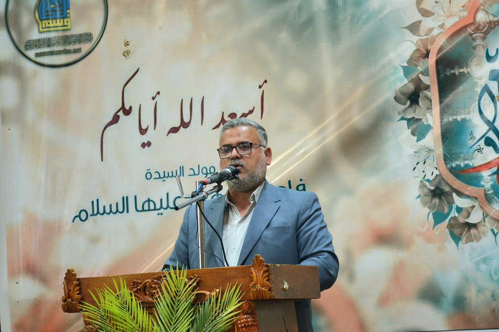 الأمانةُ الخاصّة لمزارِ القاسم بن الإمام الكاظم (عليه السَّلام) تُقيم حفلاً مولدياً فاطمياً مباركاً