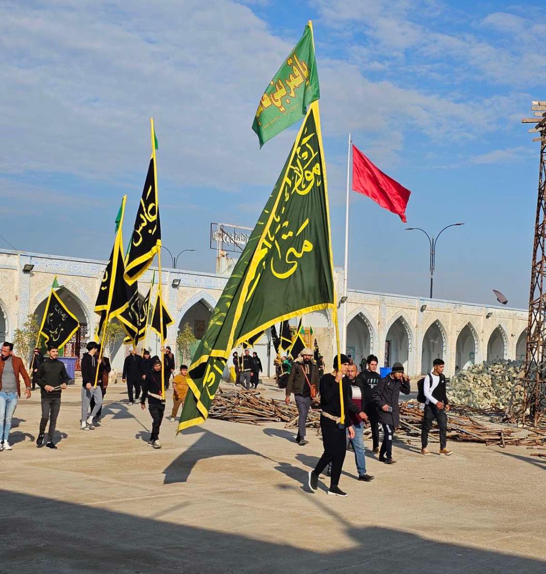 أمانة مزار سعيد بن جبير (رضوان الله تعالى عليه) تشهدُ توافدَ جموع الزائرين