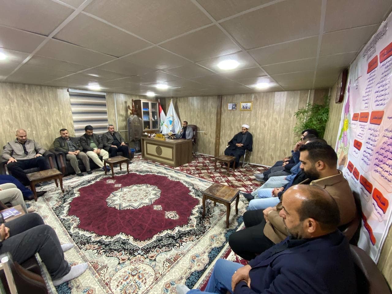 مكتب مزارات بابل يُقيم مجلسَ عزاءٍ بوفاة السيدة زينب (عليها السَّلام)