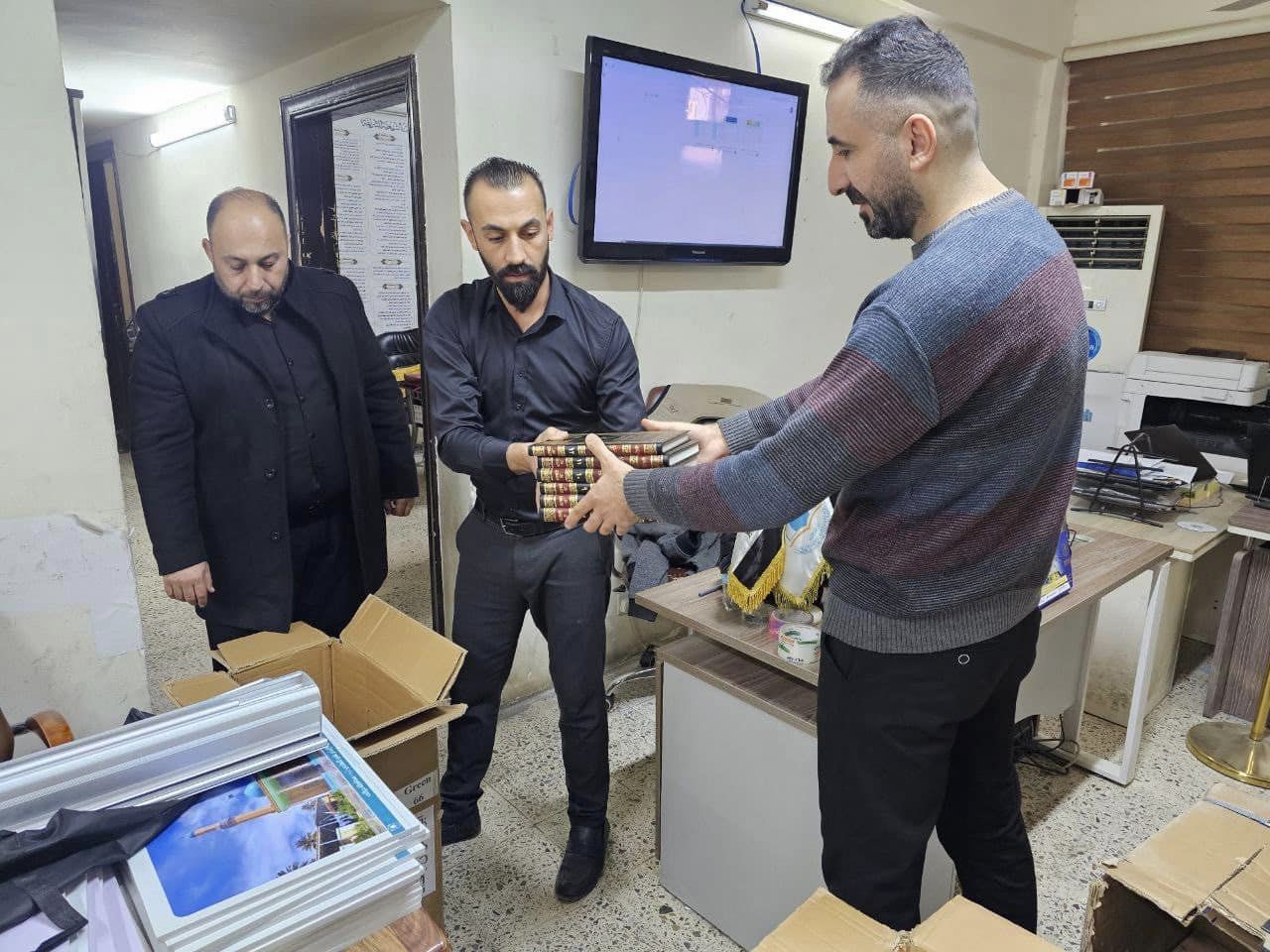 قسم الإعلام والعلاقات العامة يستعد للمُشاركة في معرض النجف الأشرف الدولي للكتاب بدورته الثالثة