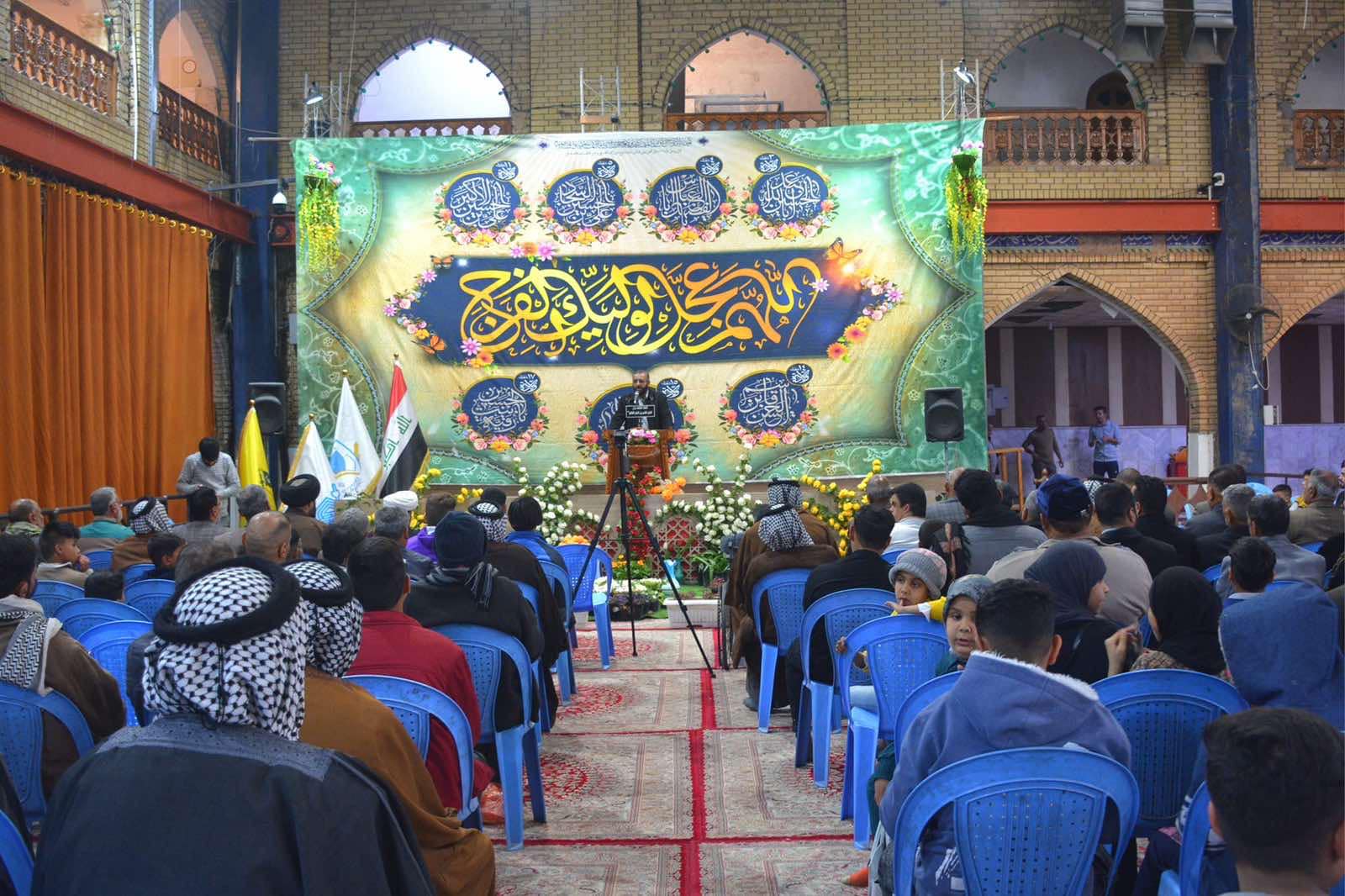 الأمانةُ الخاصّة لمزارِ القاسم بن الإمام الكاظم (عليه السَّلام) تُحيي أول ولادة للأقمار المُحمدية