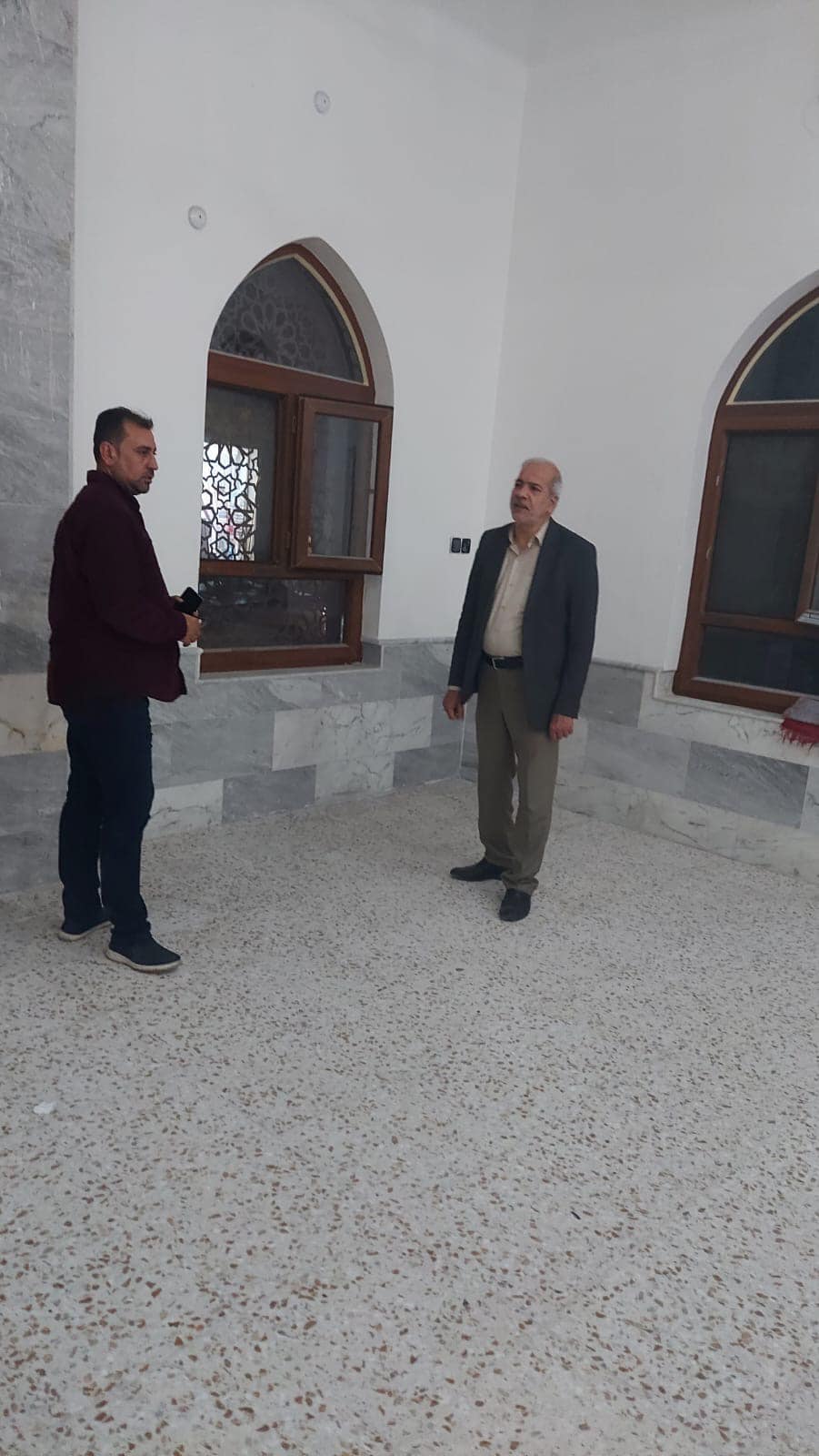 نائبُ الأمين العام للمزاراتِ يتفقدُ الأعمالَ العُمرانية في مزارِ المحقق الحلي (قُدس) في بابل