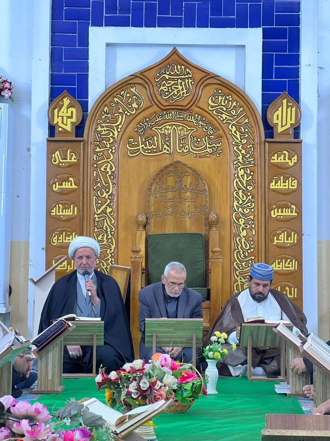 أمانة مزار سلمان المحمديّ (رضوان الله تعالى عليه) تُقيم مُحاضرةً دينيةً مع بدء حلول شهر رمضان المُبارك