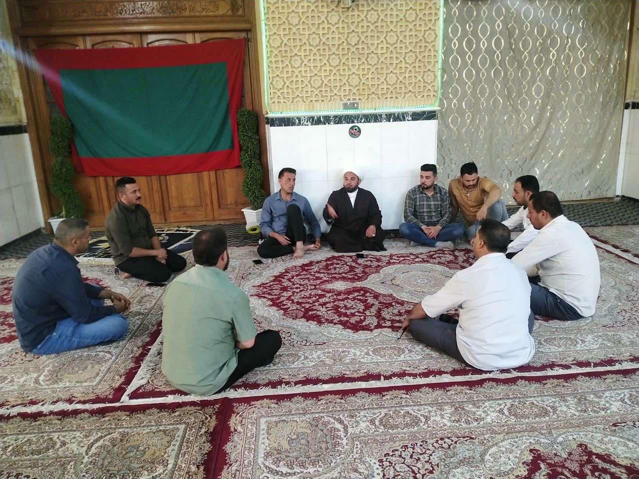 استمرار الجلسة الفقهية في أمانة مزار نبي الله ذي الكفل (عليه السَّلام) ومسجد النخيلة التاريخي