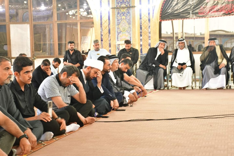 مجلسُ عزاءٍ تُقيمه الأمانةُ الخاصّة لمزارِ زيد الشهيد (رضوان الله تعالى عليه) بذكرى استشهاد الإمام الصادق (عليه السَّلام)