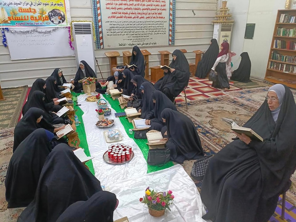 الأمانةُ الخاصّة لمزارِ السيد علي بن طاووس (رضوان الله تعالى عليه) تُقيم محفلاً قُرآنياً