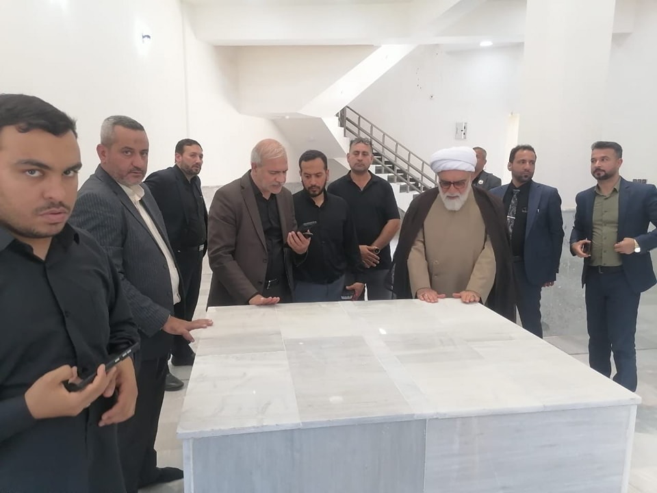 نائبُ الأمين العام للمزاراتِ الشيعيةِ يتفقدُ عدداً من المزاراتِ الشريفةِ في بابل برفقة وفد رفيع المستوى