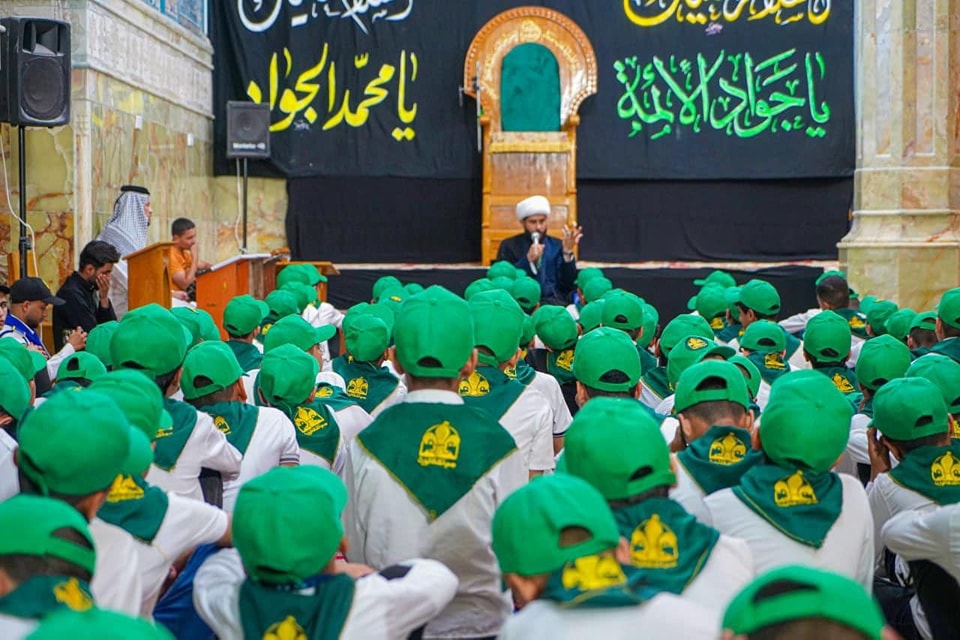 الأمانةُ الخاصّة لمزارِ العلوية شَريفة بنت الإمام الحسن (عليه السَّلام) تستقبل وفداً من جمعية كشافة الوارث