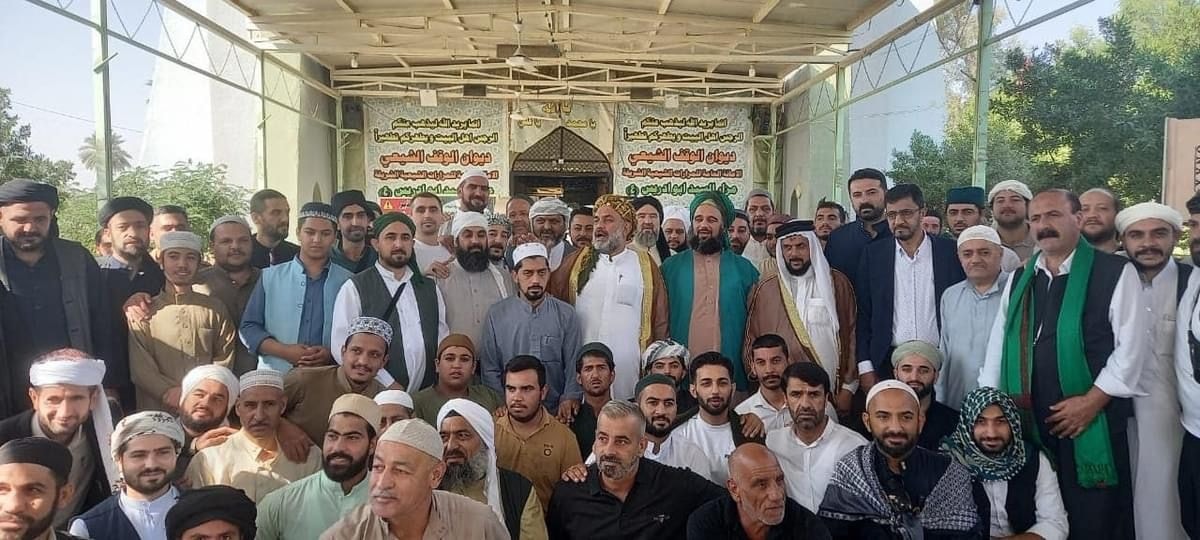 وفودُ أجنبيّةُ وأخرى من تُركيا تَقصـدُ مزارِ السّيـد أبو إدريس ( رضوان الله تعالى عليه)