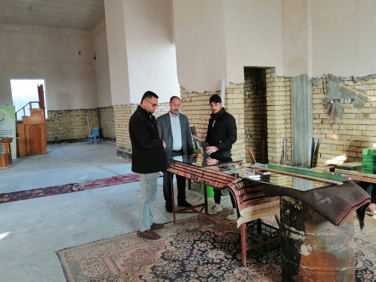 بمتابعةٍ حثيثةٍ من قبل رئيس القسم الهندسيّ المُهندس وائل عبد العباس تمت المباشرةُ بأعمال التزجيج لحرم مزار سيد إبراهيم احمر العينين (رضوان الله تعالى عليه) في محافظة المثنى