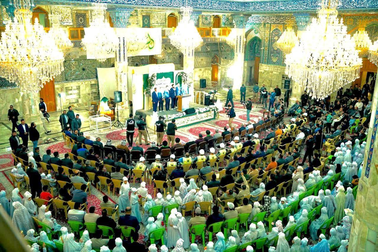 اقامت الأمانة الخاصّة لمزار العلوية شريفة بنت الإمام الحسن (عليه السلام) مهرجان النبأ العظيم بنسختهِ الخامسة بذكرى ولادة إمام الموحدين ومولى المتقين علي إبن أبي طالب (عليه السلامُ) وبرعايةٍ مباشرةٍ من قبل الأمانة العامة للمزارات الشيعية الشريفة