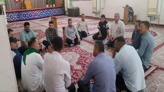 الأمانة الخاصّة لمزار نبي الله ذي الكفل (عليه السلامُ) ومسجد النخيلة التاريخي تقيم جلسة قُرآنية مُباركة