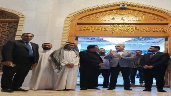 محافظ بابل يتشرف بزيارة مزار السيد عبد الله العسكري (رضوان الله تعالى عليه)