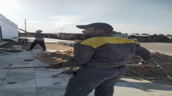 حركة اعمار واسعة يشهدها مزار سيد إبراهيم احمر العينين (رضوان الله تعالى عليه)