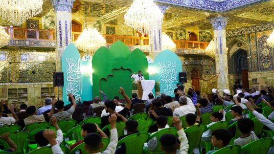 مهرجانٌ مُباركٌ في مزار العلوية شريفة بنت الإمام الحسن بذكرى “زواج النورين”