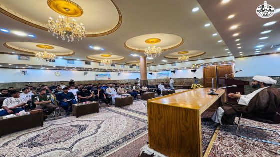 نَدوة ثقافيّة تَجمع طلبةِ بَغداد والحَوزة العلميّةِ في النَجف الأشرف برحاب مزار صافي صفا اليمانيّ (رضوان الله تعالى عليه)