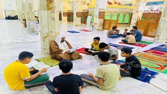 استمرارُ الدُروس القُرآنية في مزارِ السّيد صالح بن الإمام علي الهادي (عليه السلامُ)