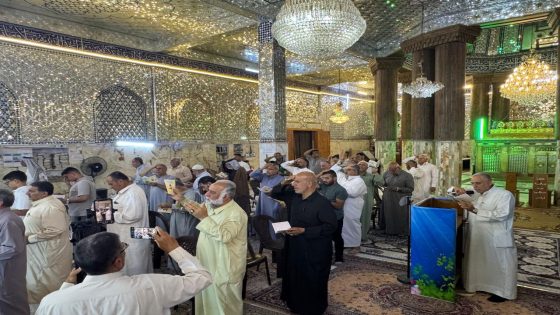 أمانة مزار السّيد محمد بن الحمزة (رضوان الله تعالى عليه) تُقيم حفلاً بهيجاً احتفاءً بعيد الغدير الأغر