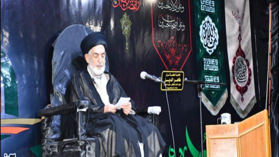 إقامةُ المجالسِ الحسينيّةِ في مزارِ طاهرِ الدينِ حفيدِ الإمامِ الكاظمِ (عليه السلام) خلالَ شهرِ محرم