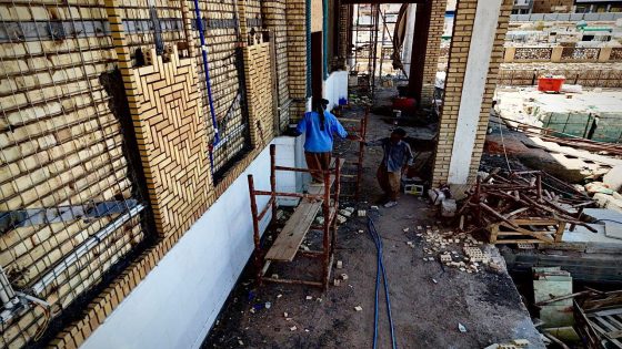 تقدم ملحوظ في مشروع إعمار مزار النبيين هود وصالح (عليهما السلام)