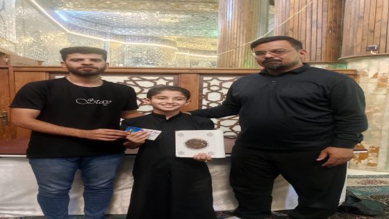 اختتام دورة الحفظ في مزار السيد محمد بن الحمزة(رضوان الله تعالى عليه)