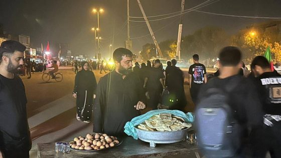 موكبُ الأمانةِ الخاصّة لمزار العلماء الأربعة (رضوان الله تعالى عليهم) يُفطر الزائرين الكرام فجراً