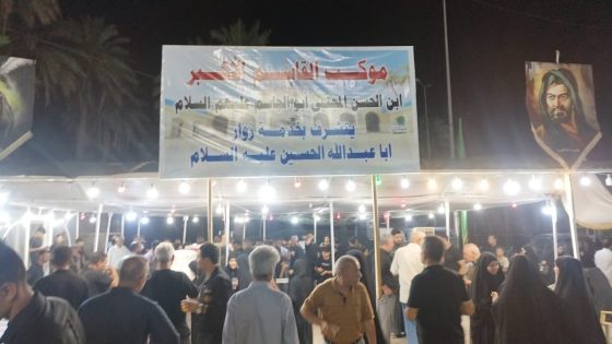 بعطاءٍ لا يعرف الانقطاع.. موكب الأمانة الخاصة لمزار القاسم الأكبر (رضوان الله تعالى عليه) يجسّد أسمى معاني الخدمة الحسينية