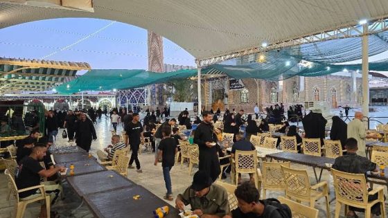 مضيف مزار زيد الشهيد (عليه السلام) يواصل خدمة الزائرين المتوجهين إلى النجف الأشرف