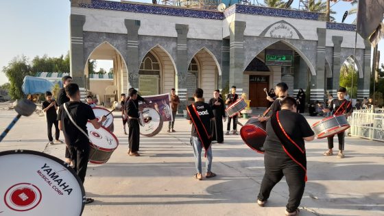 المواكب العزائية تجدد العهد في رحاب مزار السّيد محمد بن علي (أبو جاسم)(رضوان الله تعالى عليه) بذكرى استشهاد الإمام الحسن العسكري (عليه السلام)