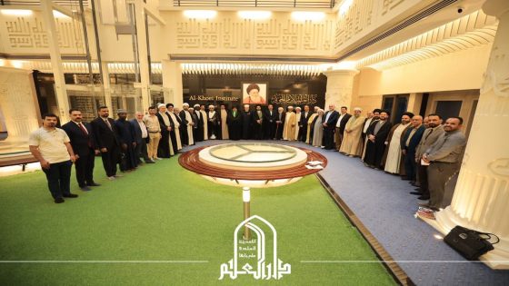 الأمانة العامة للمزاراتِ الشيعية الشريفة تشارك بورقة بحثية رصينة في الجلسات العلمية في دار العلم للإمام الخوئي