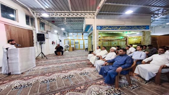 حفلاٌ بهيجٌ بذكرى ولادة سيد الأنبياء في مزار عبد الله حفيد الإمام الكاظم(عليه السّلام)